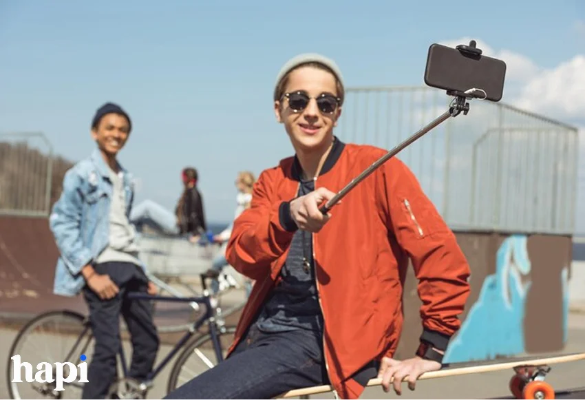 influencers creating video while riding a bike