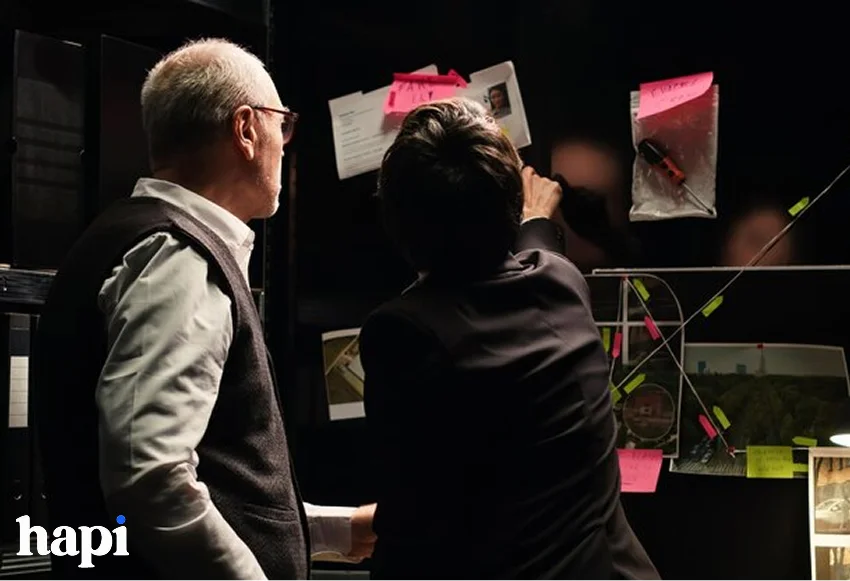 a man and woman working on a strategy