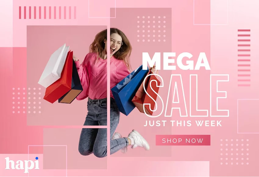 a woman in a Video Ad