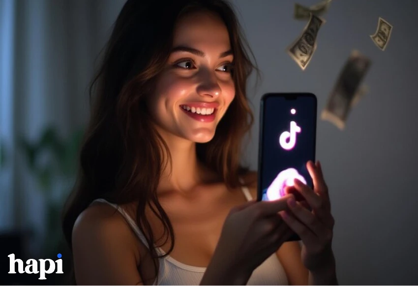 an influencer on TikTok