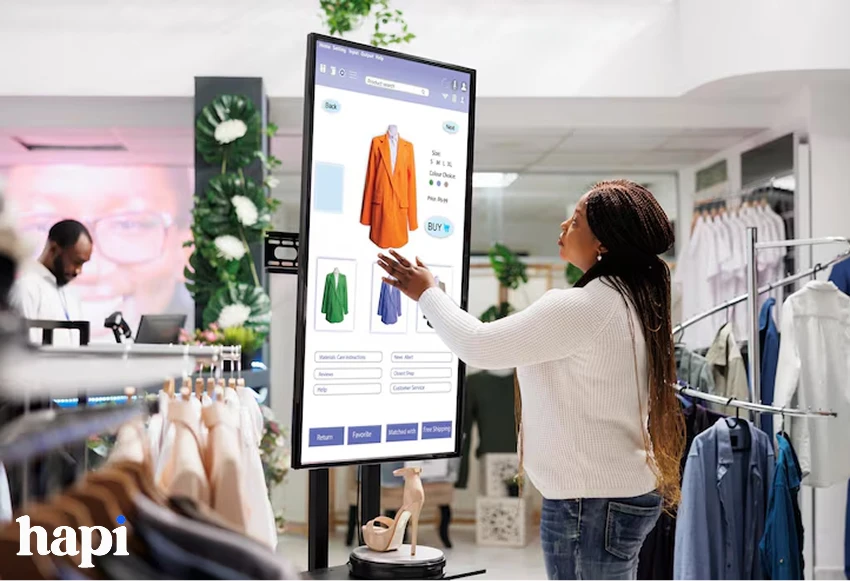 a person shopping online