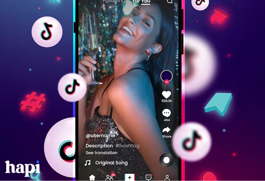 an active influencer on TikTok