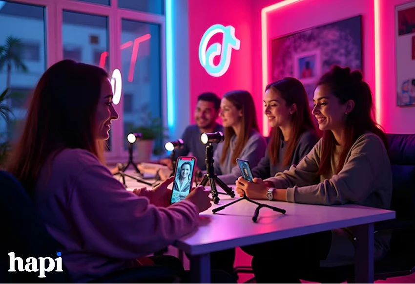 some influencers on TikTok
