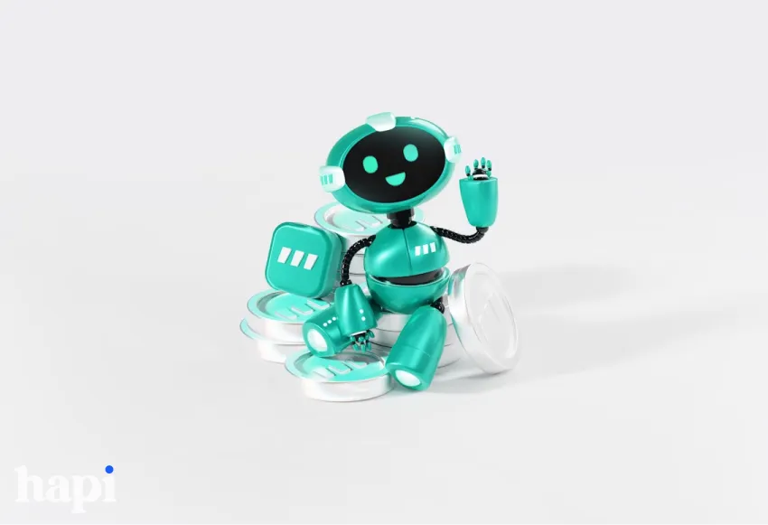 A little bot symbolizing a chatbot